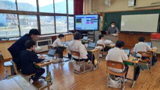 プログラミング出前授業 2回目@波佐小学校
